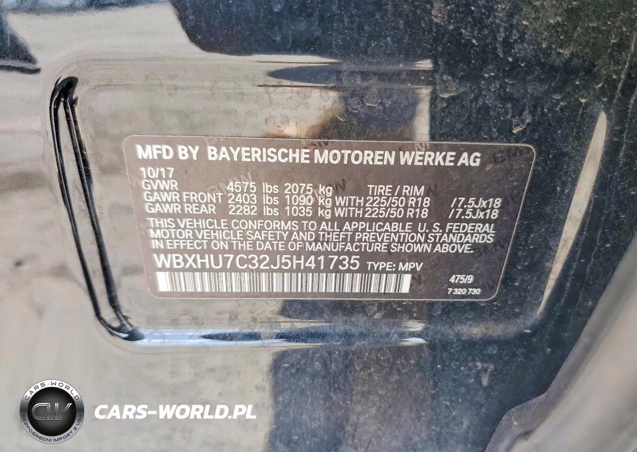 2018 BMW X1 Sdrive28I VIN:WBXHU7C32J5H41735 - 12