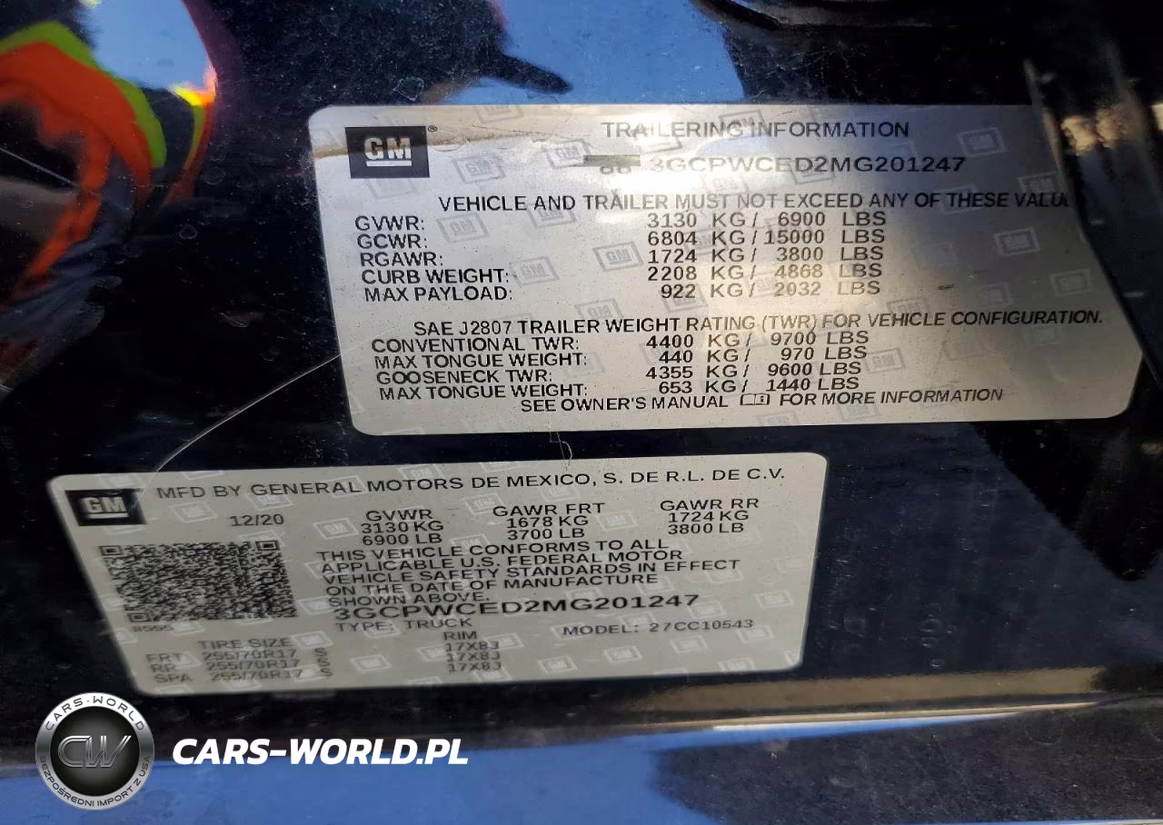 2021 Chevrolet Silverado C1500 Lt VIN:3GCPWCED2MG201247 - 12