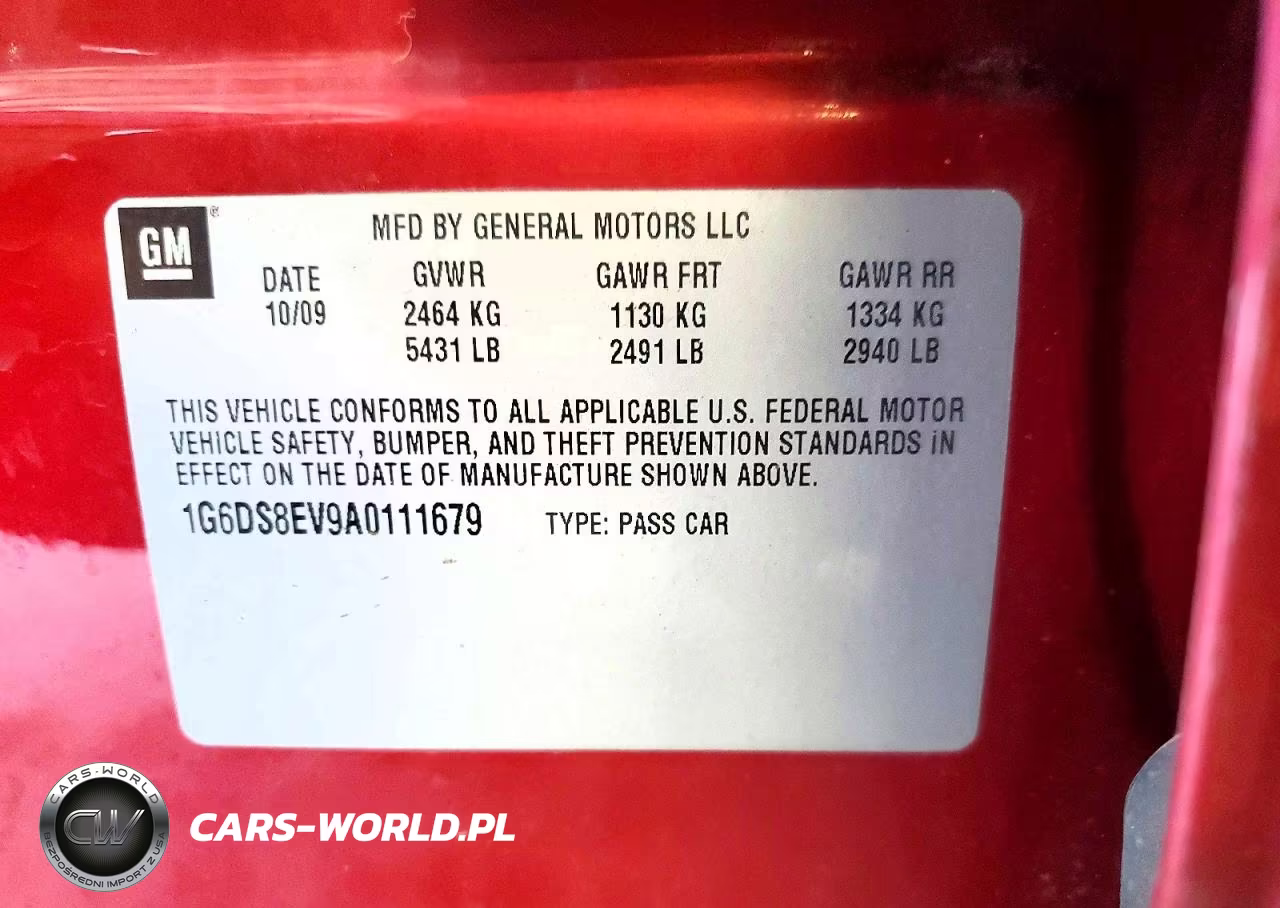 2010 Cadillac Cts Premium Collection VIN:1G6DS8EV9A0111679 - 12