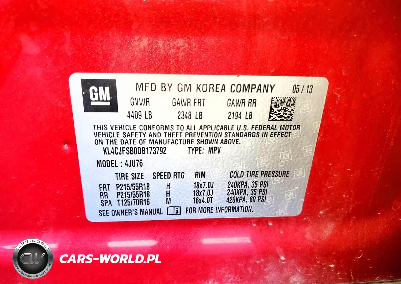 2013 Buick Encore Convenience VIN:KL4CJFSB0DB173792 - 12