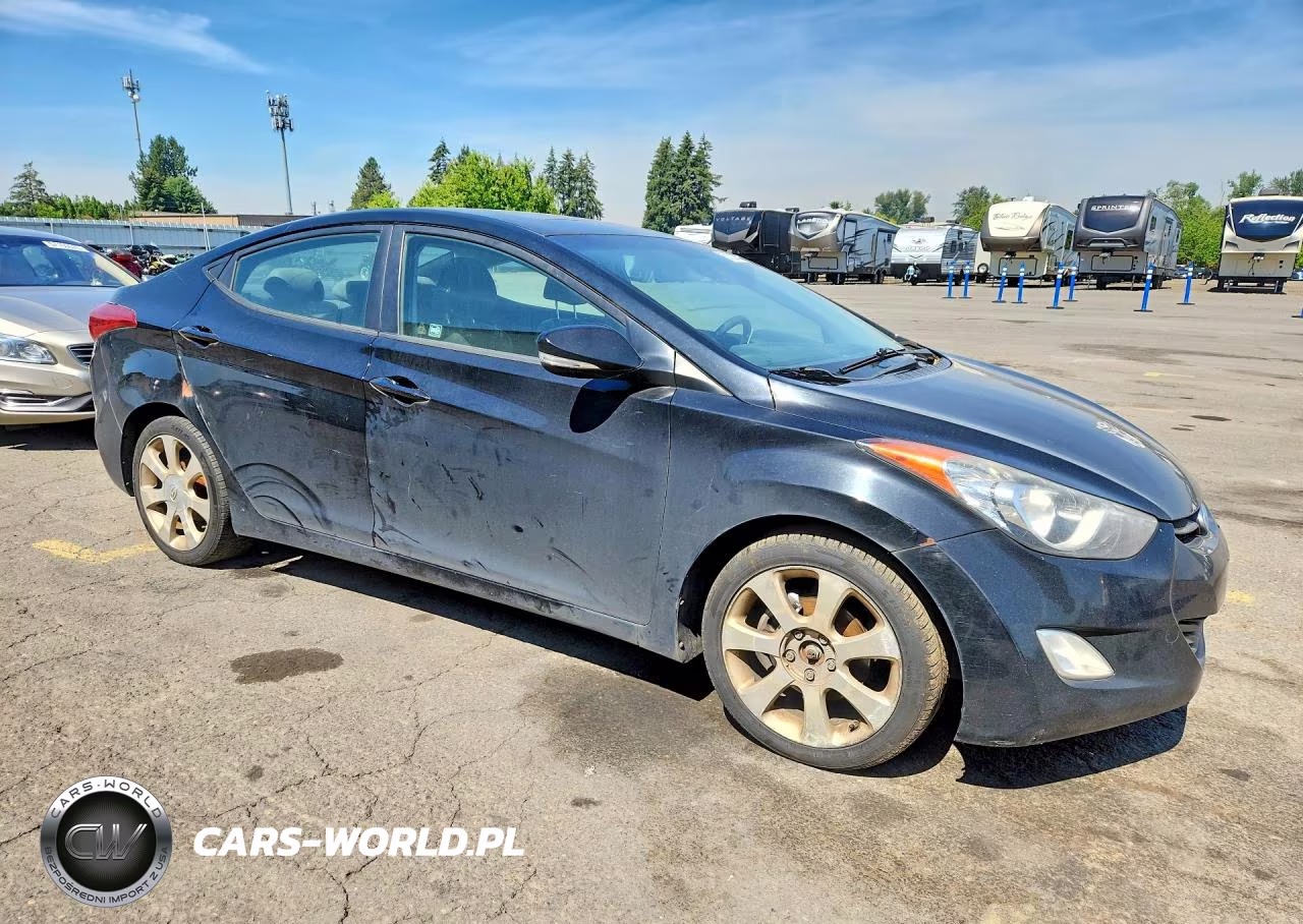 2012 Hyundai Elantra Limited VIN:KMHDH4AE9CU272311 - 4