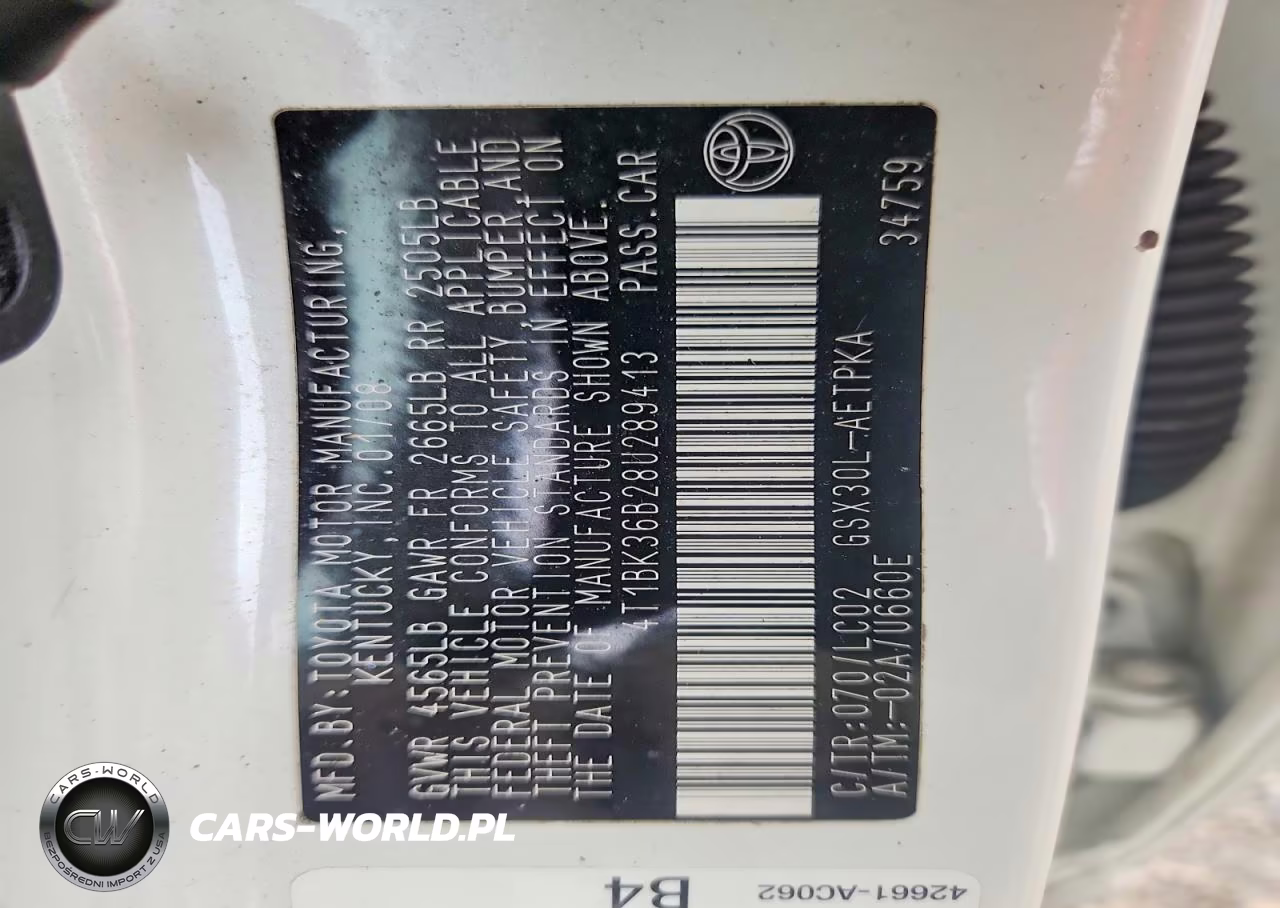 2008 Toyota Avalon Limited VIN:4T1BK36B28U289413 - 12
