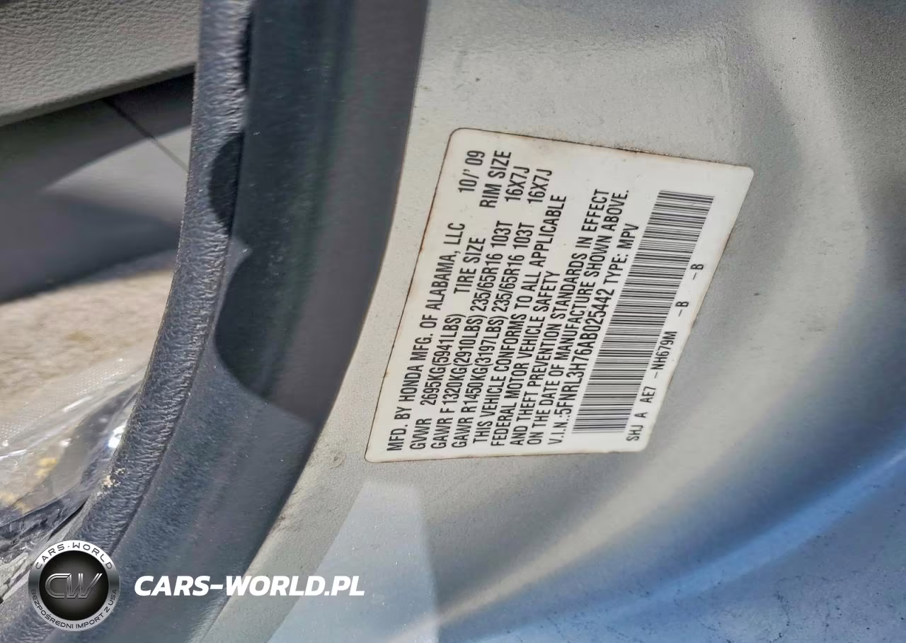 2010 Honda Odyssey Exl VIN:5FNRL3H76AB025442 - 13