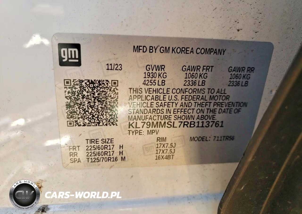2024 Chevrolet Trailblazer Ls VIN:KL79MMSL7RB113761 - 13