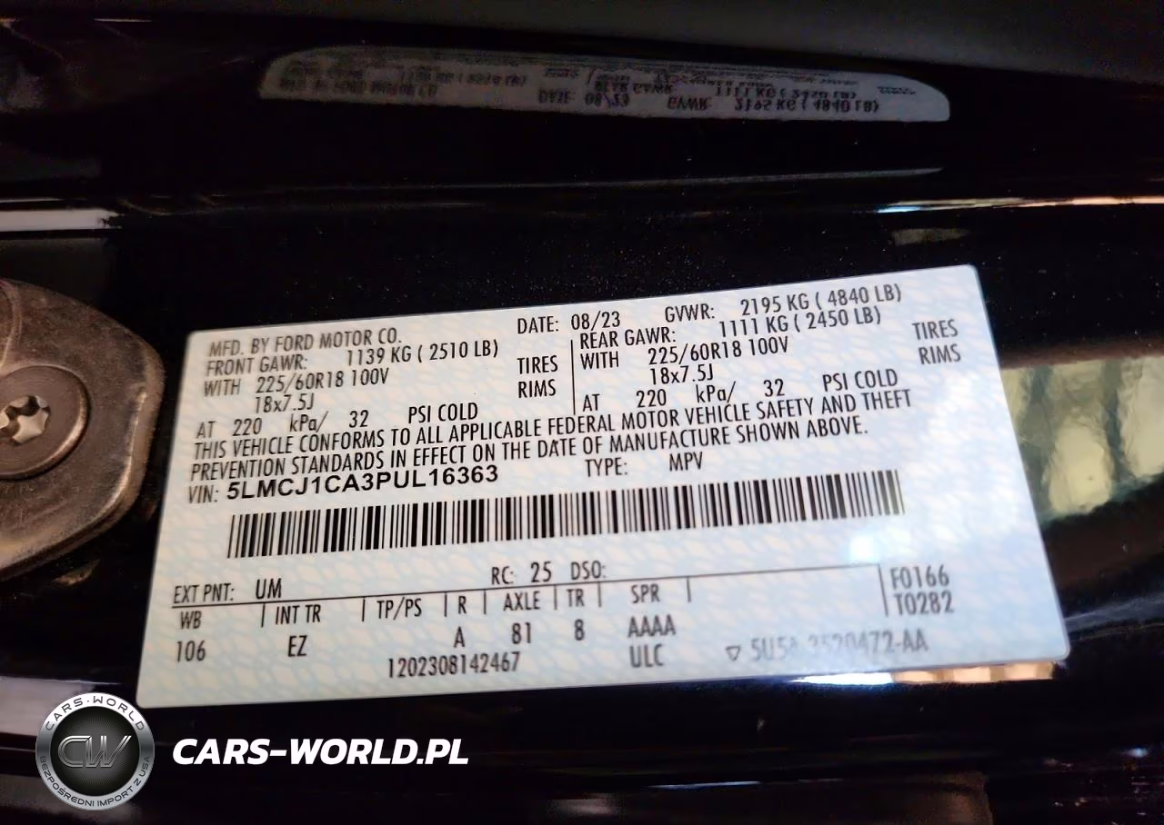 2023 Lincoln Corsair VIN:5LMCJ1CA3PUL16363 - 13