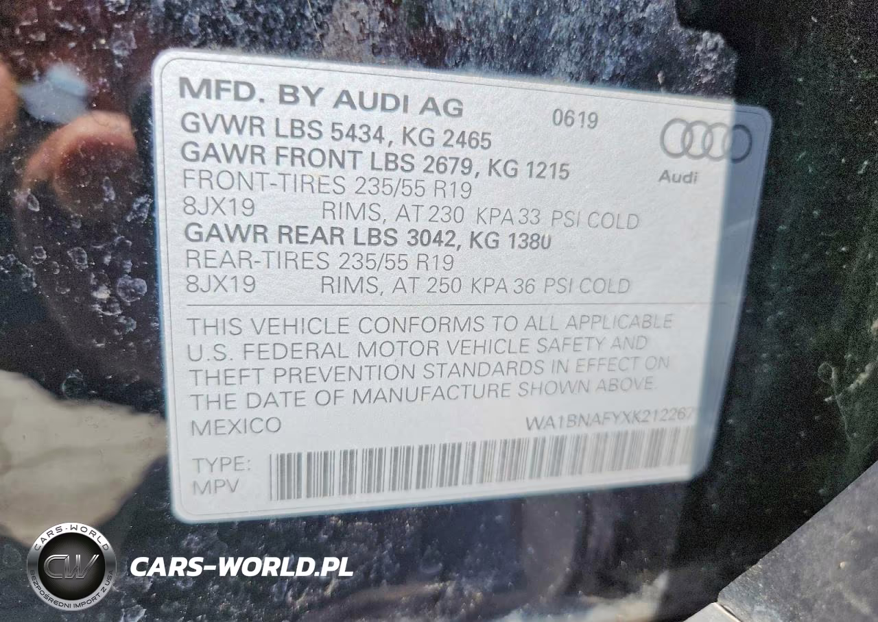 2019 Audi Q5 Premium Plus VIN:WA1BNAFYXK2122671 - 13