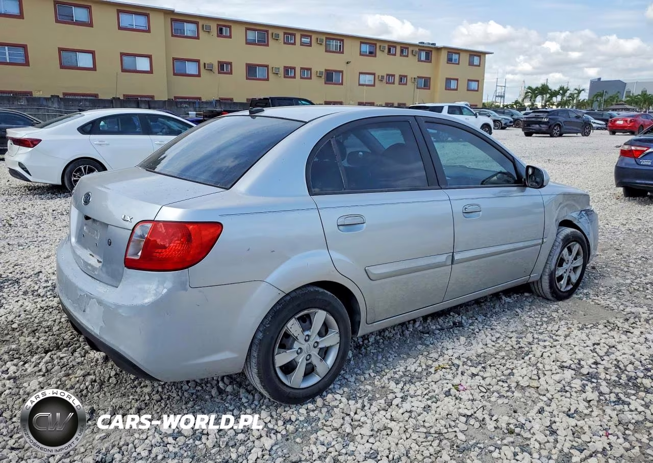 2010 Kia Rio Base VIN:KNADH4A39A6629665 - 3