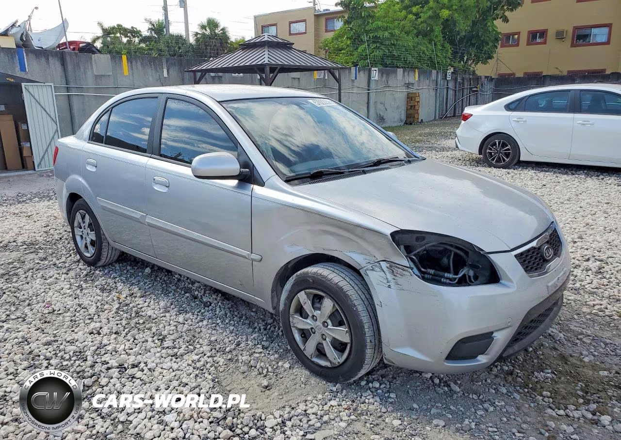 2010 Kia Rio Base VIN:KNADH4A39A6629665 - 4
