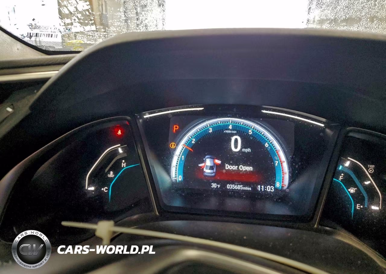2020 Honda Civic Ex VIN:19XFC1F35LE204586 - 9