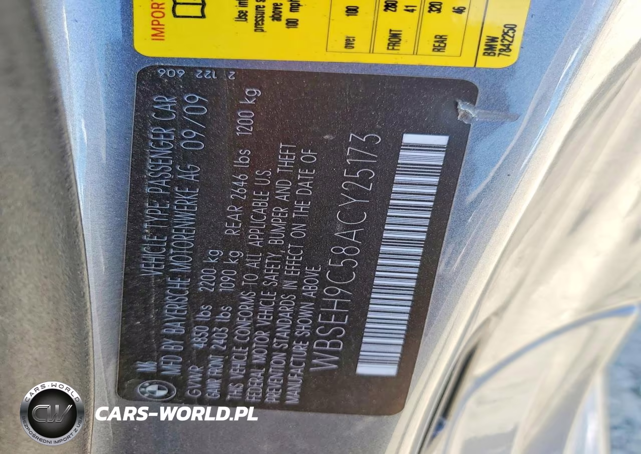2010 BMW M6 VIN:WBSEH9C58ACY25173 - 12