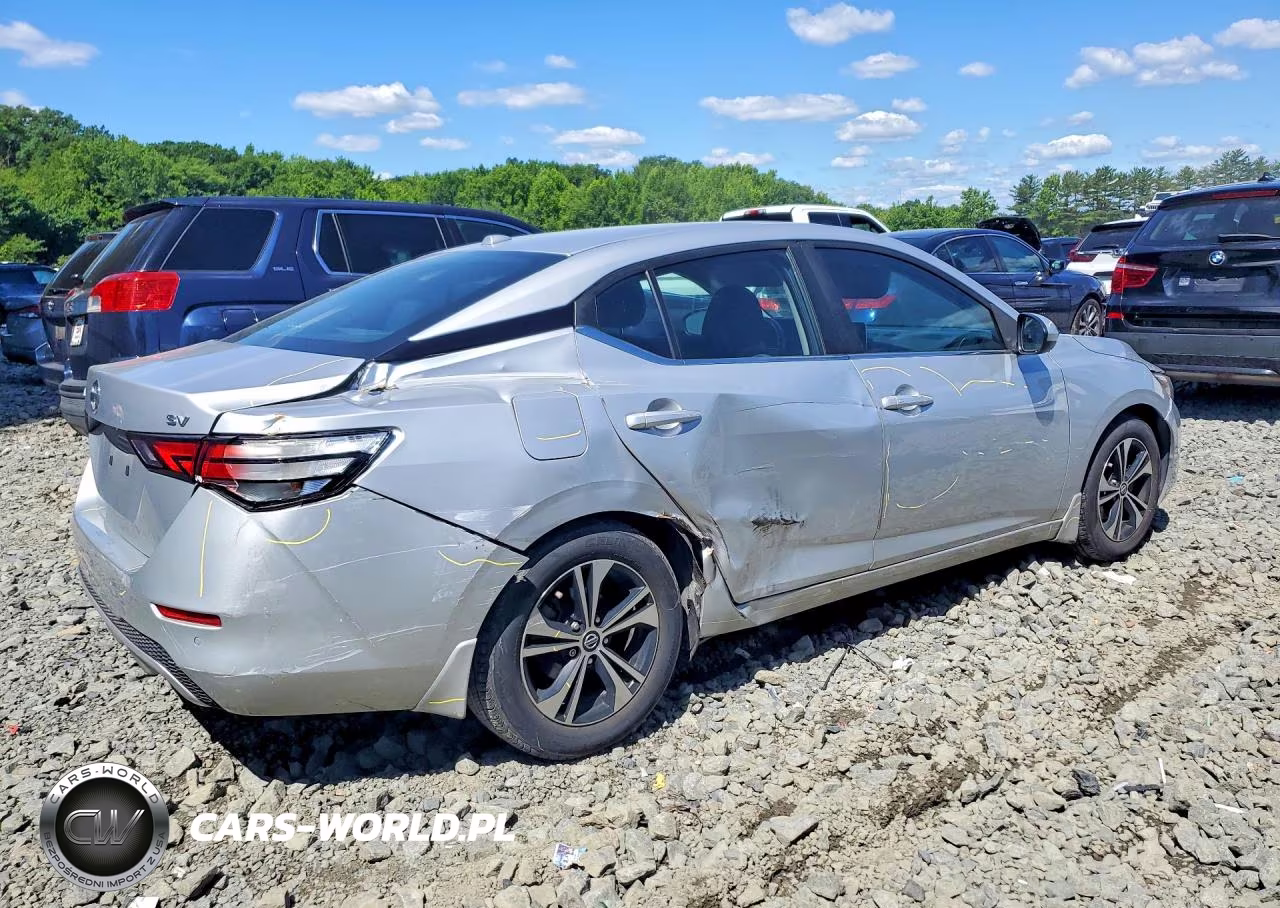2021 Nissan Sentra Sv VIN:3N1AB8CV3MY261111 - 3