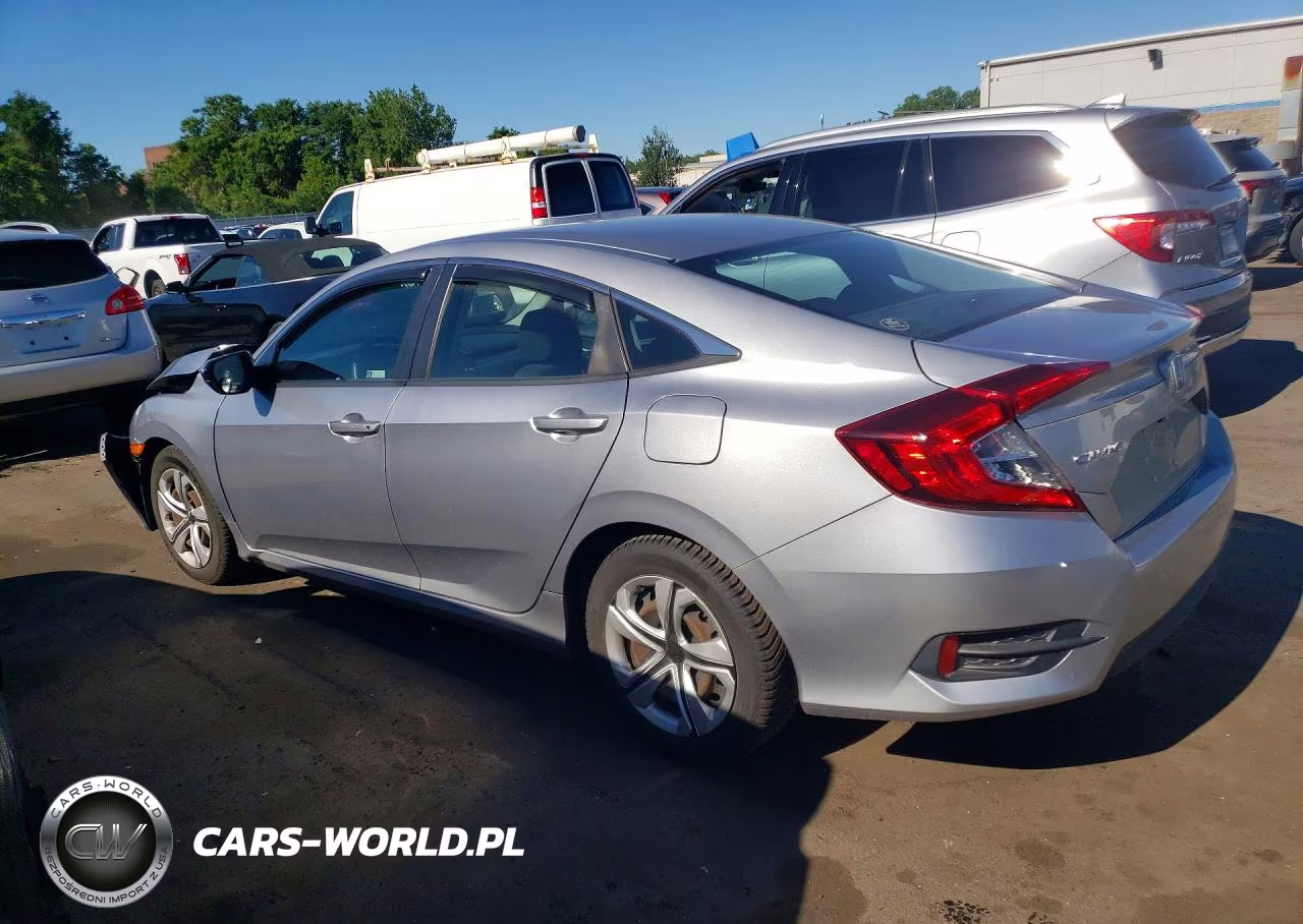 2018 Honda Civic Lx VIN:19XFC2F51JE200670 - 2