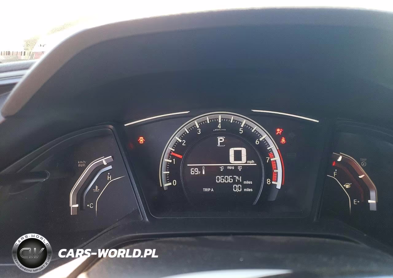 2018 Honda Civic Lx VIN:19XFC2F51JE200670 - 9