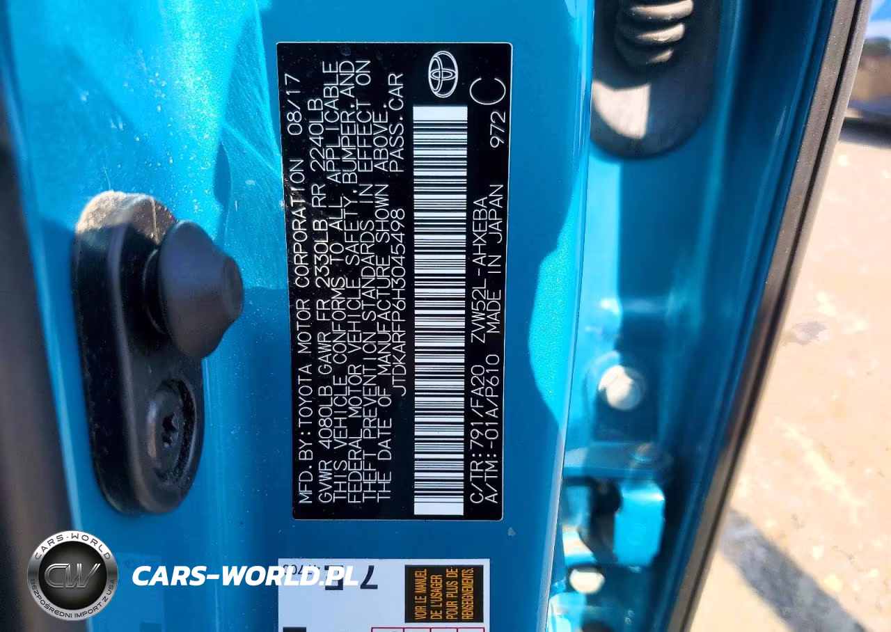 2017 Toyota Prius Prime Plus VIN:JTDKARFP6H3045498 - 12