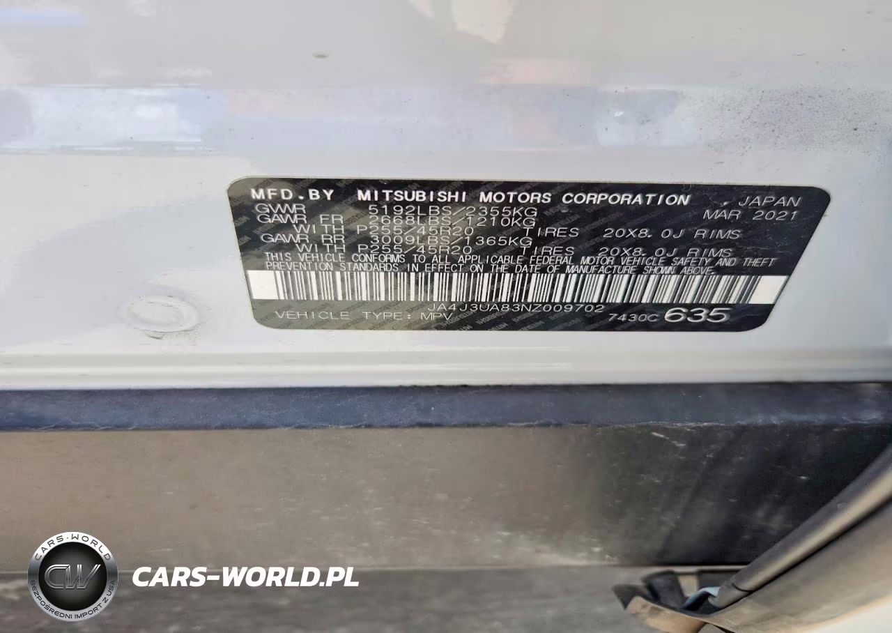 2022 Mitsubishi Outlander Se VIN:JA4J3UA83NZ009702 - 12