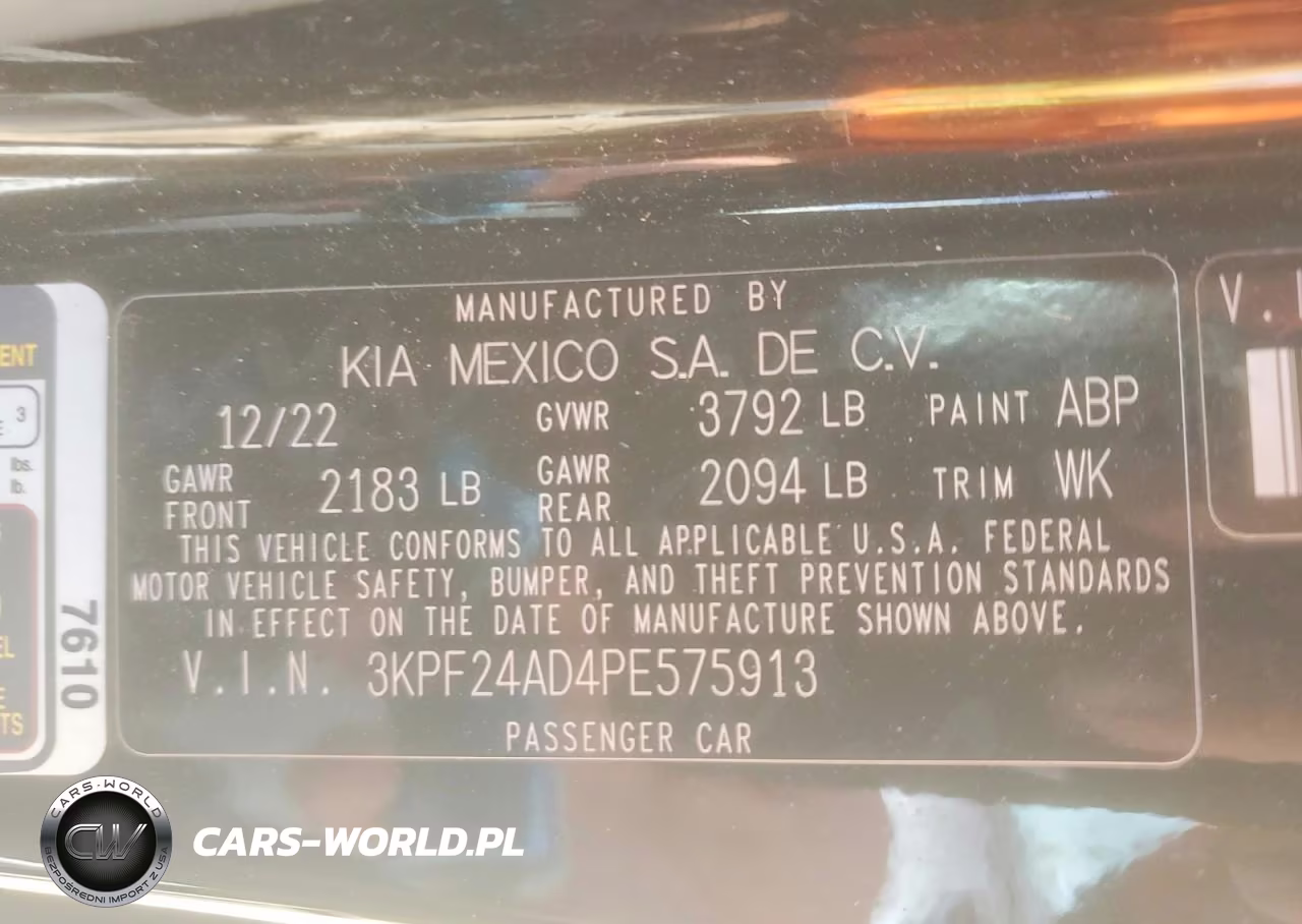 2023 Kia Forte Lx VIN:3KPF24AD4PE575913 - 13