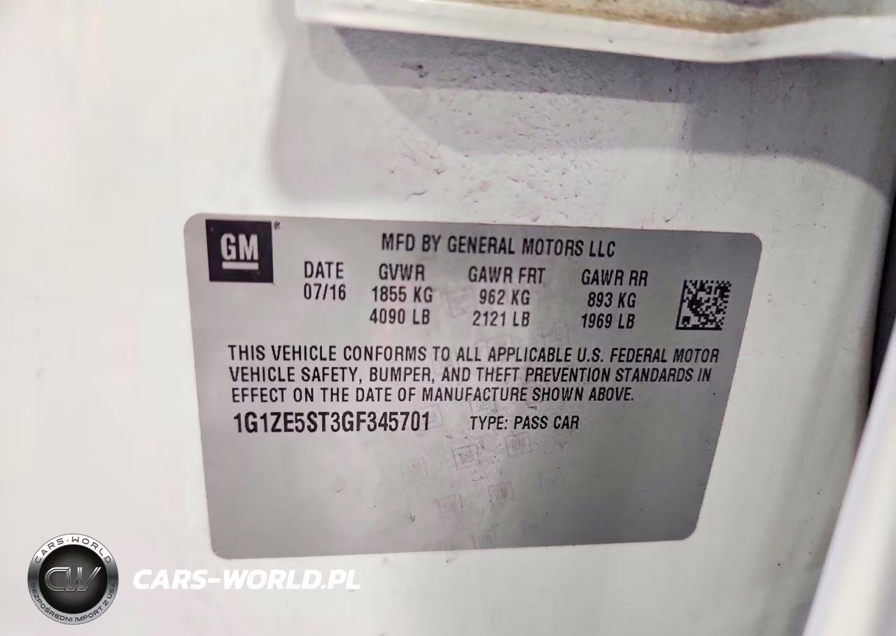 2016 Chevrolet Malibu Lt VIN:1G1ZE5ST3GF345701 - 12