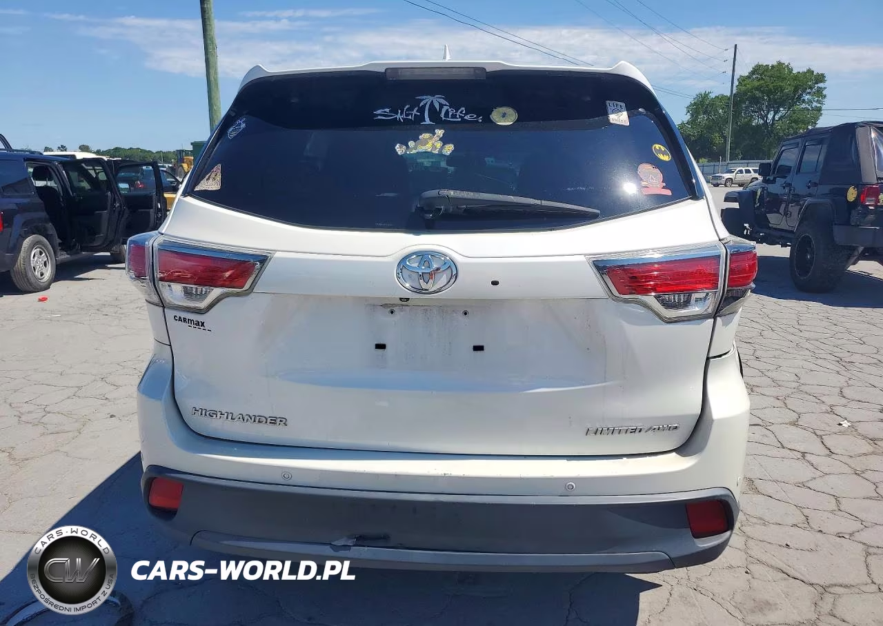 2015 Toyota Highlander Limited VIN:5TDDKRFH5FS155842 - 6