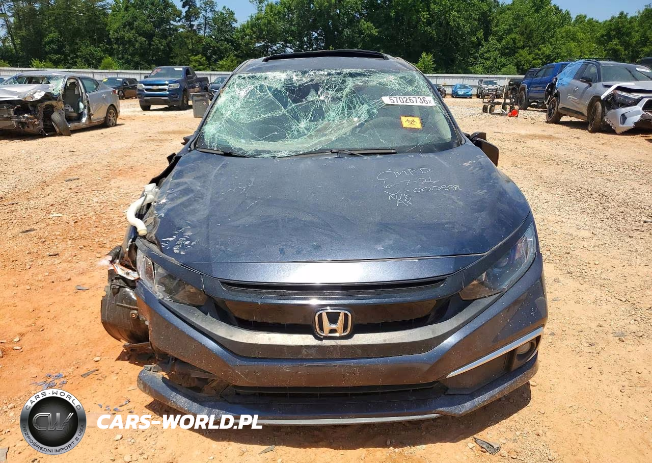 2019 Honda Civic Ex VIN:JHMFC1F36KX000859 - 5