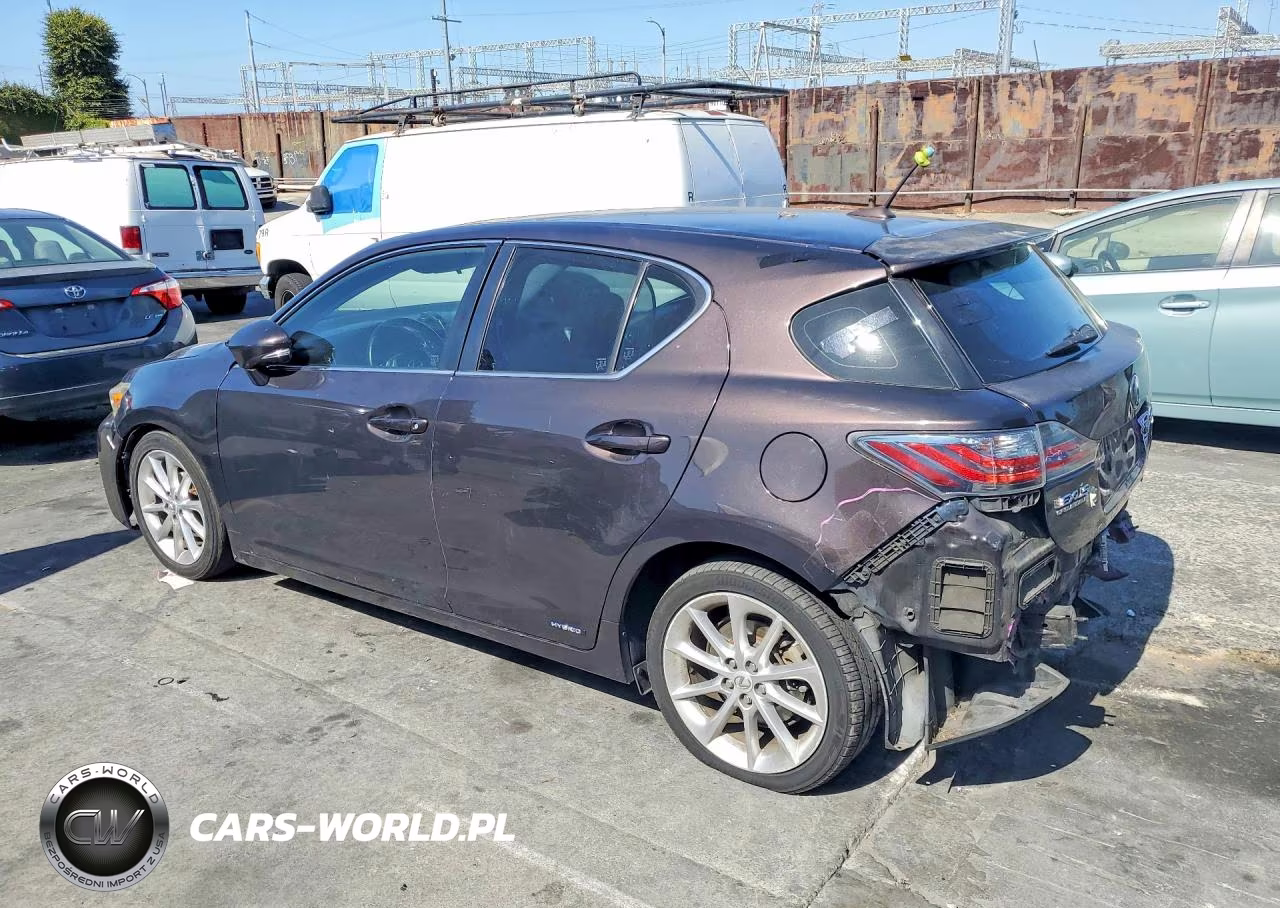 2013 Lexus Ct 200 VIN:JTHKD5BH8D2165414 - 2