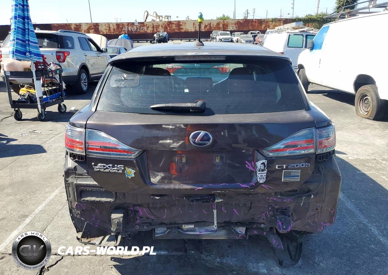 2013 Lexus Ct 200 VIN:JTHKD5BH8D2165414 - 6