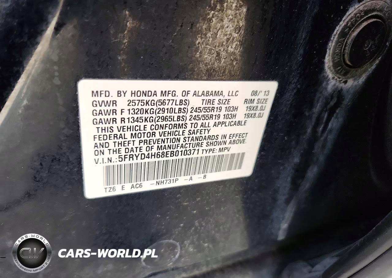 2014 Acura Mdx Technology VIN:5FRYD4H68EB010371 - 13