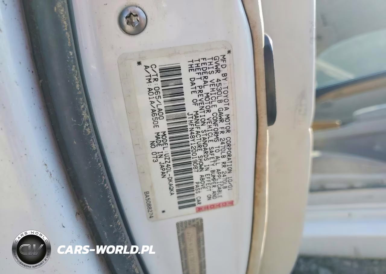 2002 Lexus Sc 430 VIN:JTHFN48Y120019087 - 12