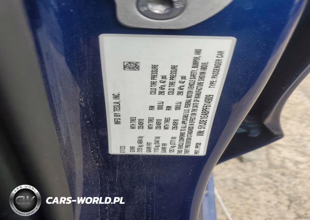 2023 Tesla Model 3 VIN:5YJ3E1EA8PF614909 - 13