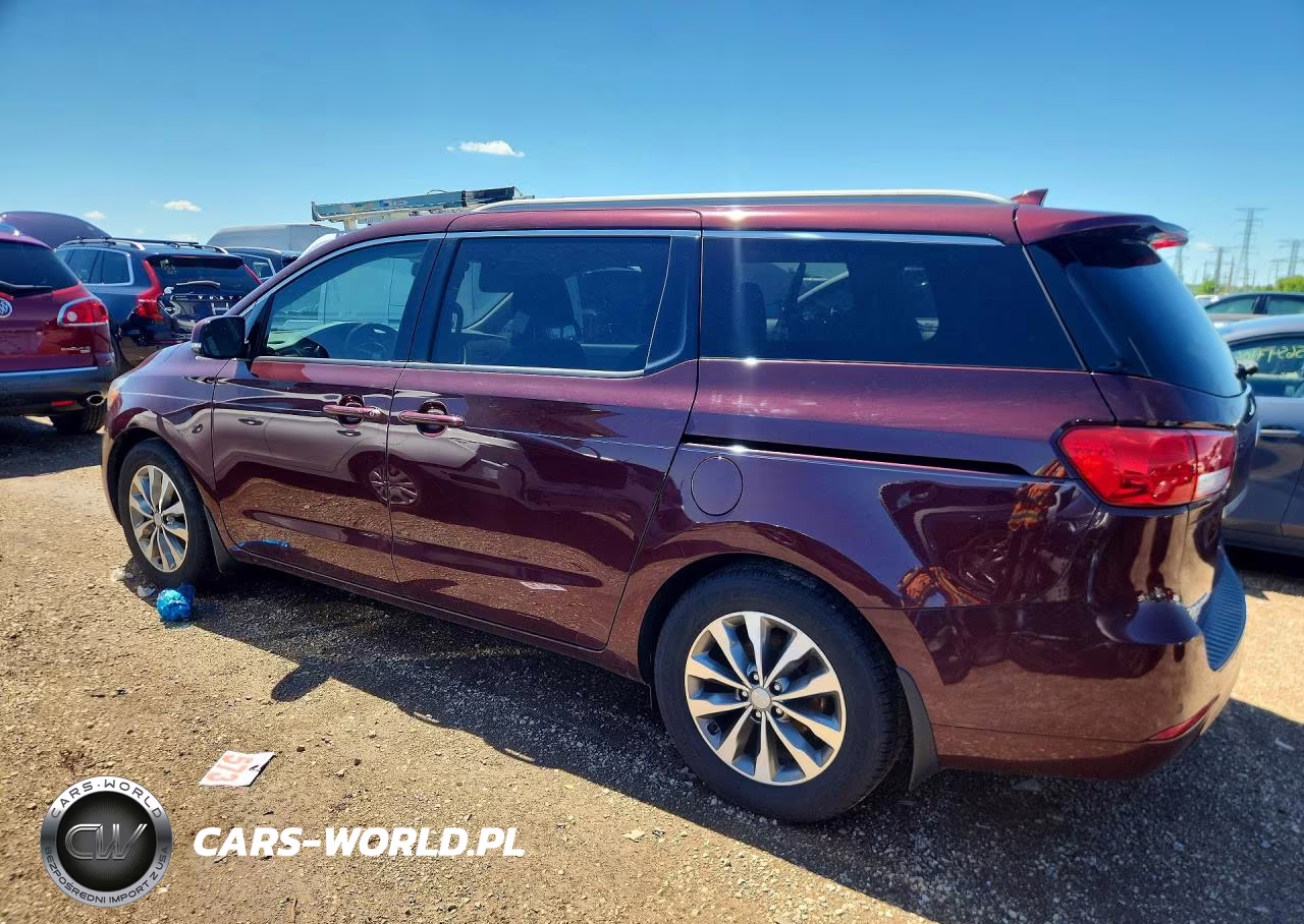 2016 Kia Sedona Sx VIN:KNDMC5C14G6186725 - 2