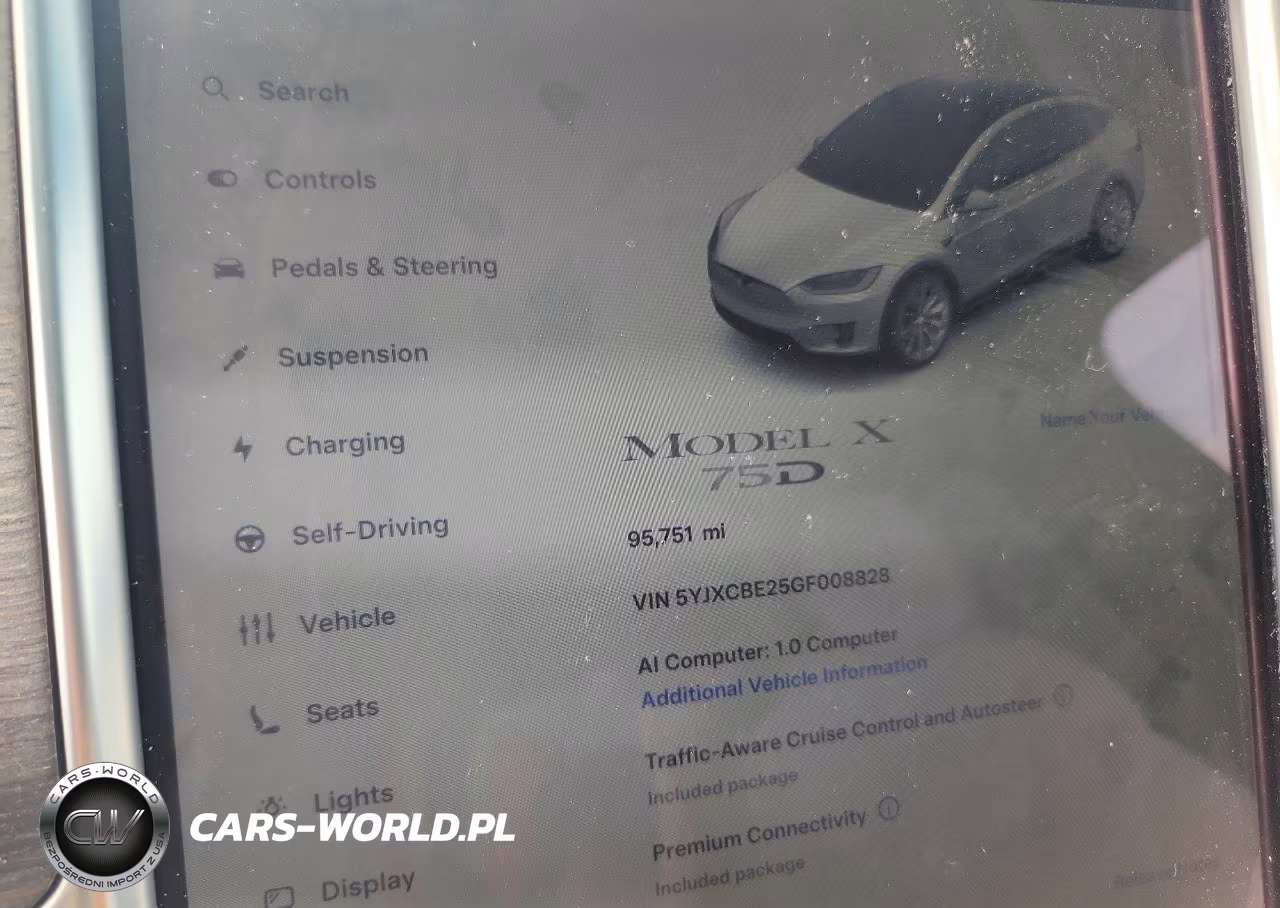 2016 Tesla Model X VIN:5YJXCBE25GF008828 - 9