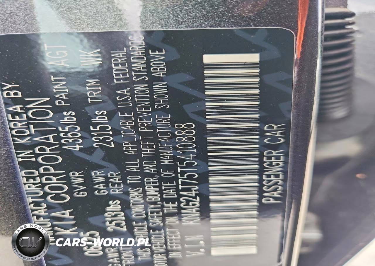 2026 Kia K5 Lxs VIN:KNAG24J75T5410888 - 12