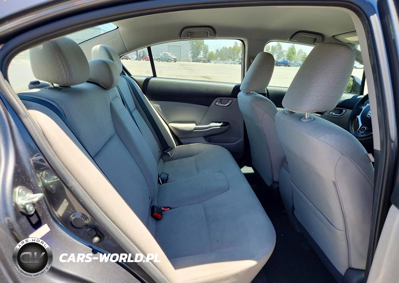 2013 Honda Civic Lx VIN:2HGFB2F51DH501694 - 10