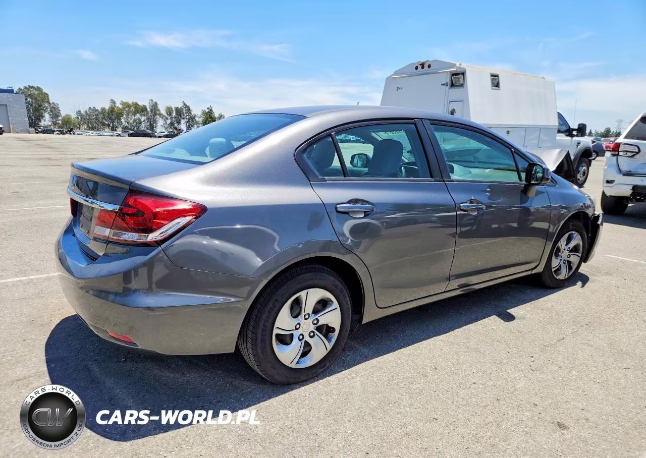 2013 Honda Civic Lx VIN:2HGFB2F51DH501694 - 3