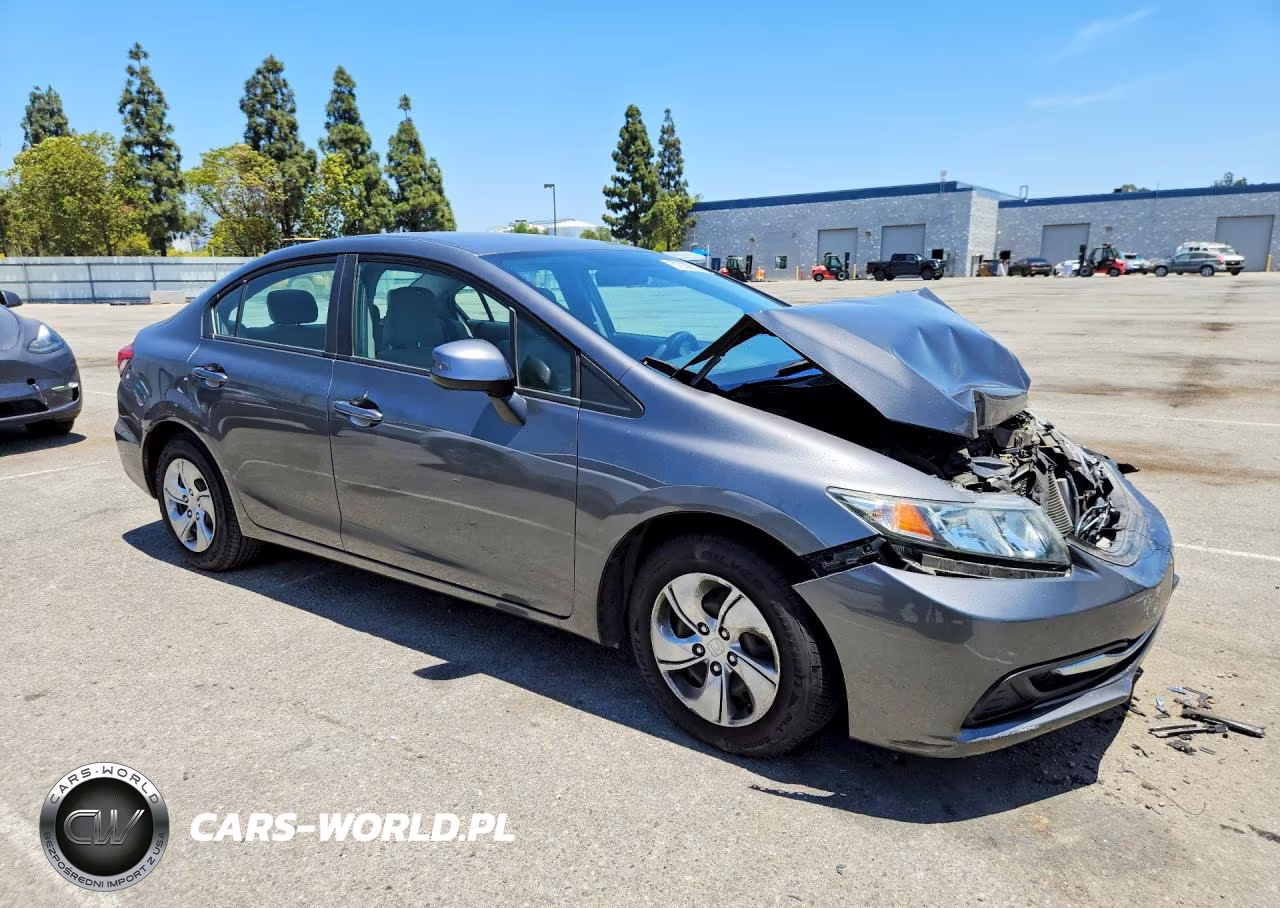 2013 Honda Civic Lx VIN:2HGFB2F51DH501694 - 4