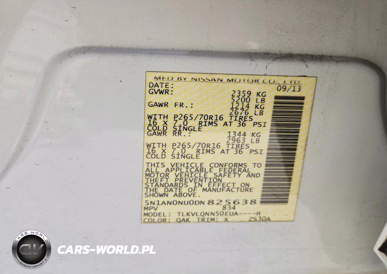 2013 Nissan Xterra X VIN:5N1AN0NU0DN825638 - 13