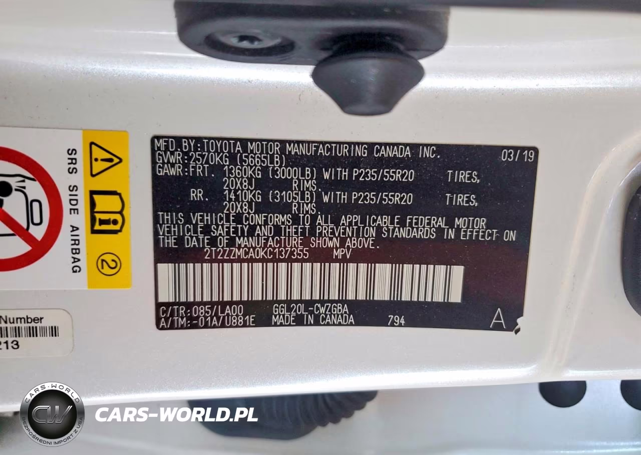 2019 Lexus Rx 350 Base VIN:2T2ZZMCA0KC137355 - 13