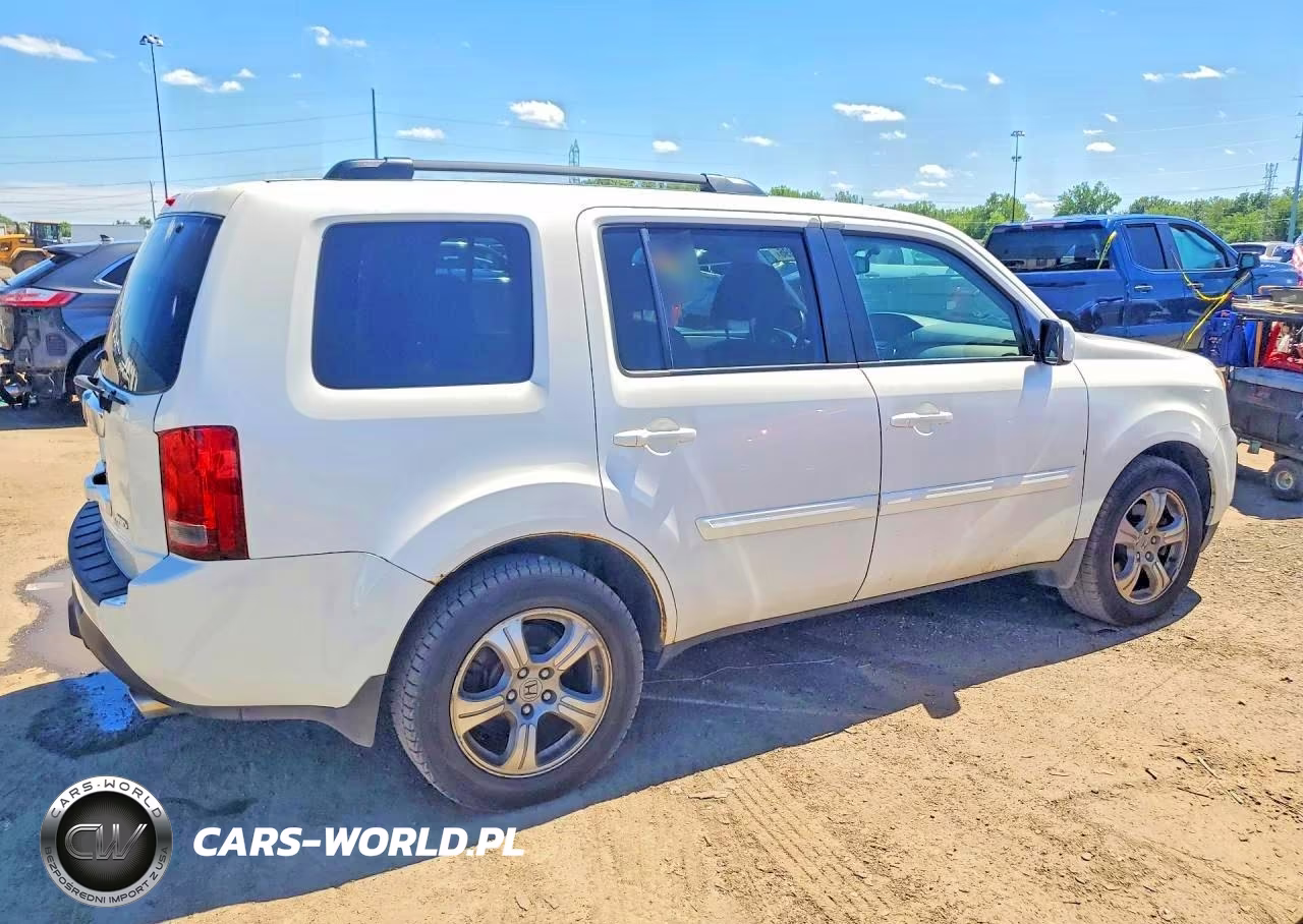 2013 Honda Pilot Ex-L VIN:5FNYF4H50DB504810 - 3