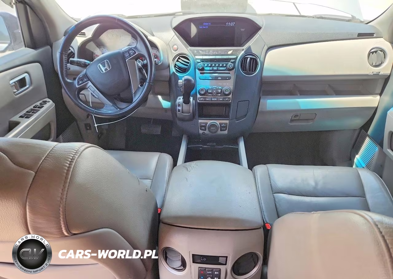 2012 Honda Pilot Exl VIN:5FNYF3H61CB010182 - 8