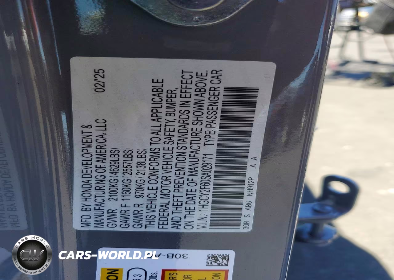 2025 Honda Accord Hybrid Exl VIN:1HGCY2F60SA029171 - 13