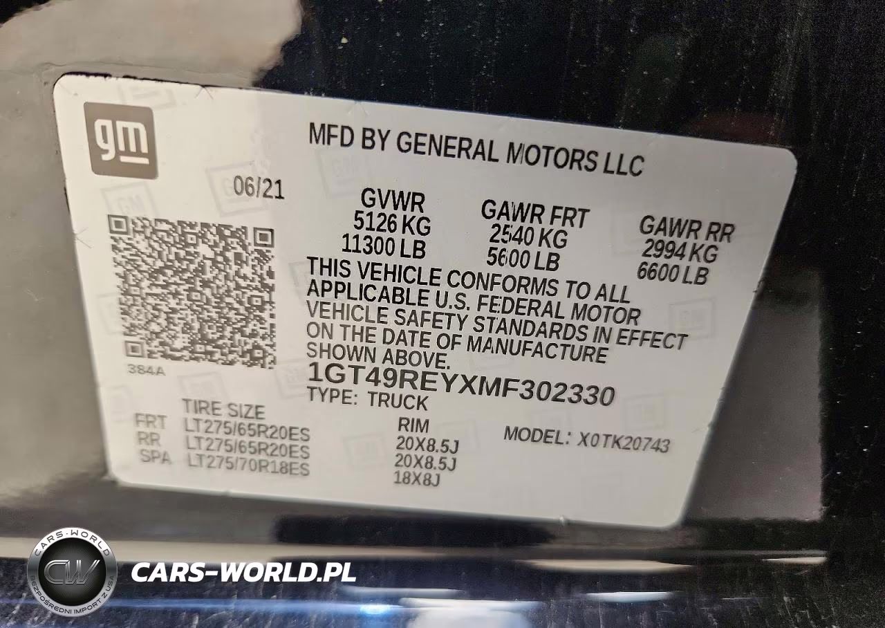2021 GMC Sierra K2500 Denali VIN:1GT49REYXMF302330 - 12