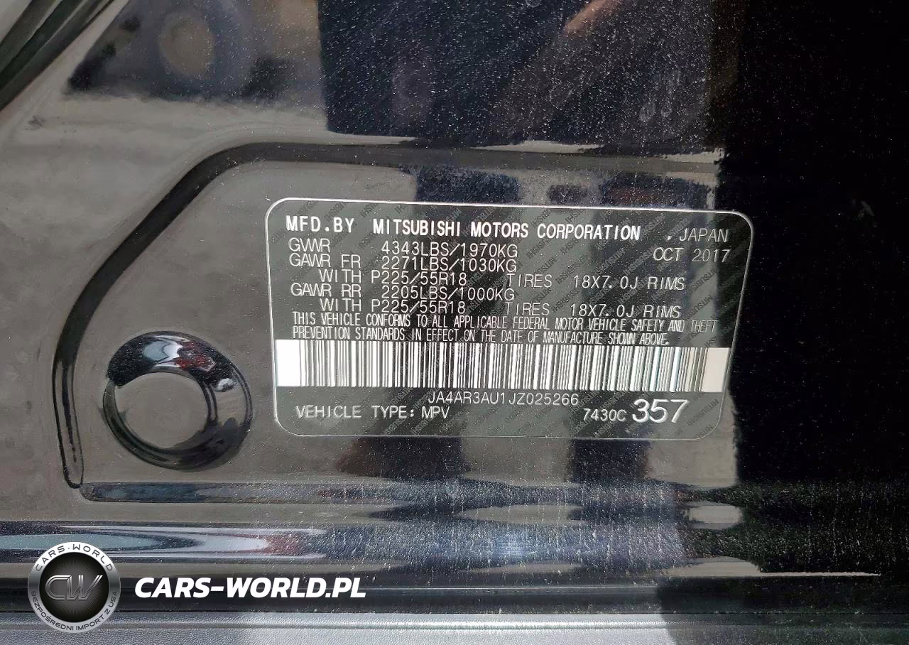 2018 Mitsubishi Outlander Sport Es VIN:JA4AR3AU1JZ025266 - 13