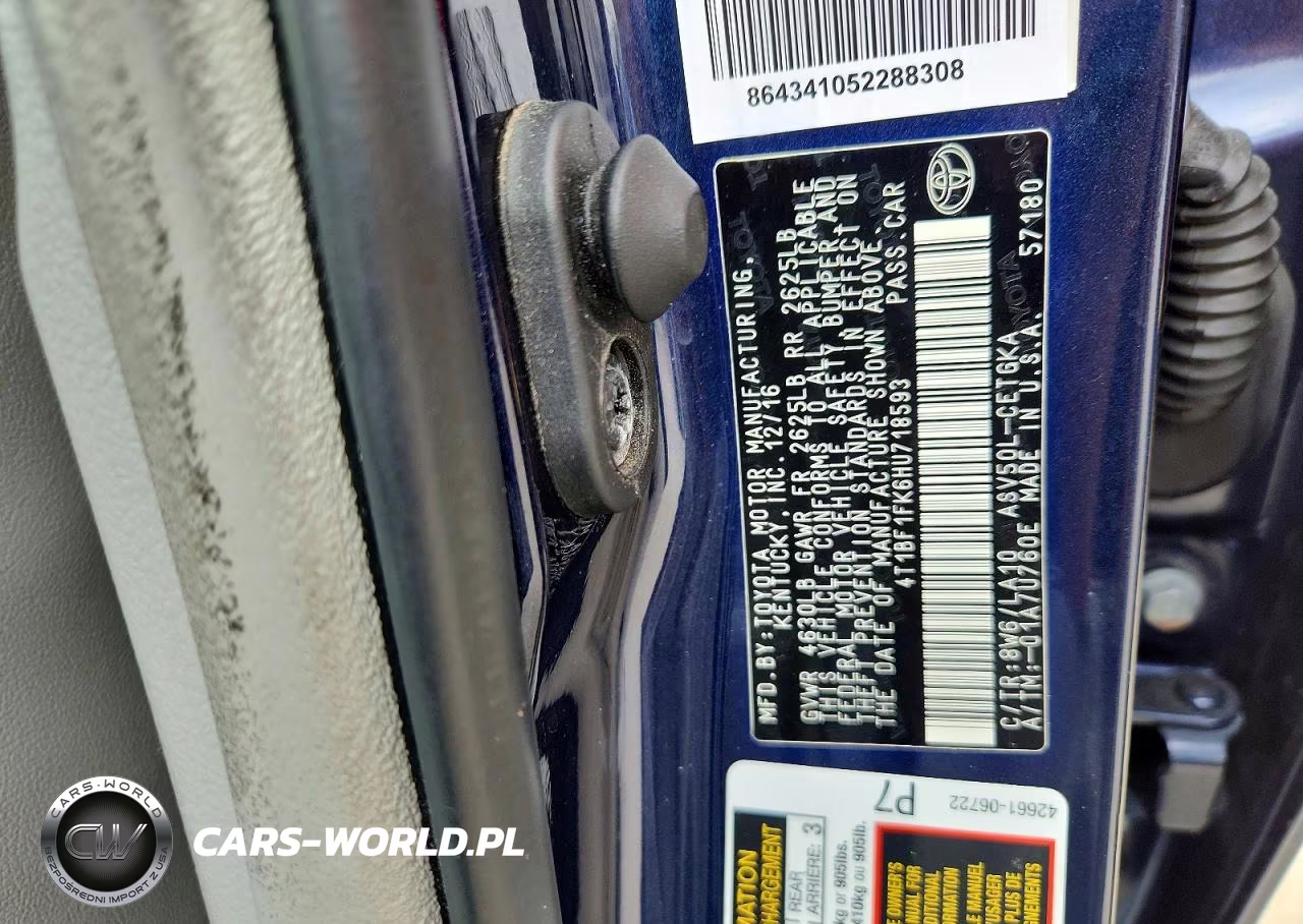 2017 Toyota Camry Xle VIN:4T1BF1FK6HU718593 - 12