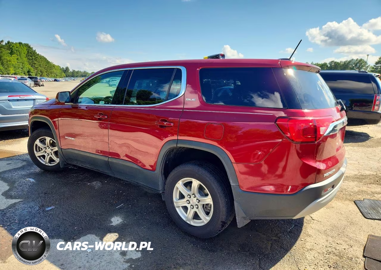 2019 GMC Acadia Sle VIN:1GKKNKLA2KZ299228 - 2