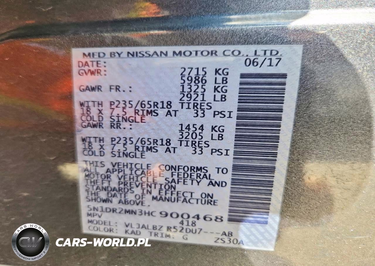 2017 Nissan Pathfinder S VIN:5N1DR2MN3HC900468 - 14