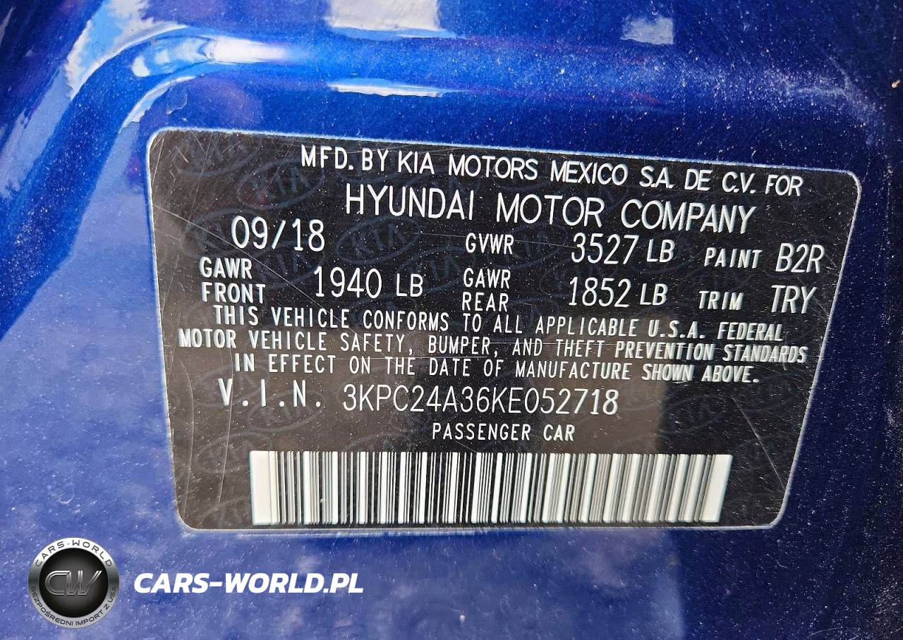 2019 Hyundai Accent Se VIN:3KPC24A36KE052718 - 13