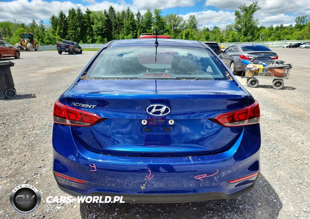 2019 Hyundai Accent Se VIN:3KPC24A36KE052718 - 6