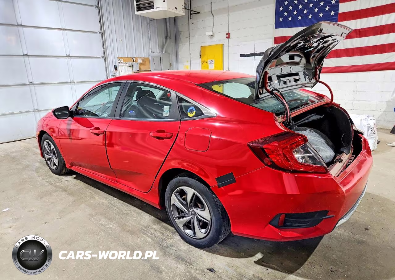 2019 Honda Civic Lx VIN:2HGFC2F67KH547307 - 2