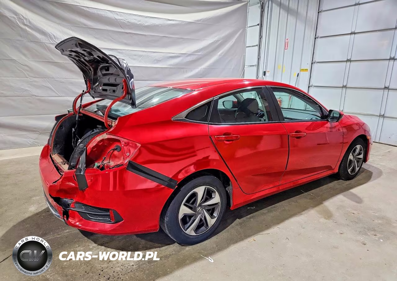 2019 Honda Civic Lx VIN:2HGFC2F67KH547307 - 3