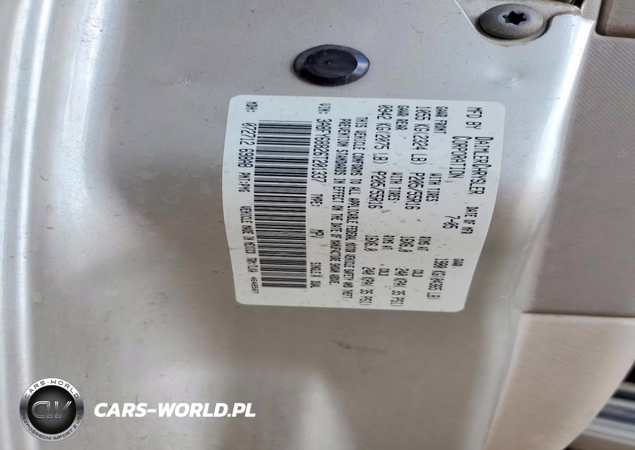 2006 Chrysler Pt Cruiser Limited VIN:3A8FY68826T201337 - 12