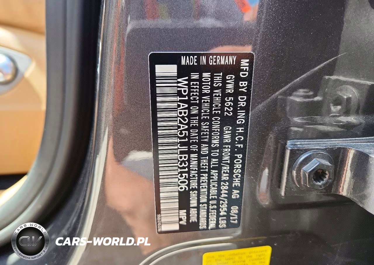 2018 Porsche Macan S VIN:WP1AB2A51JLB31506 - 12